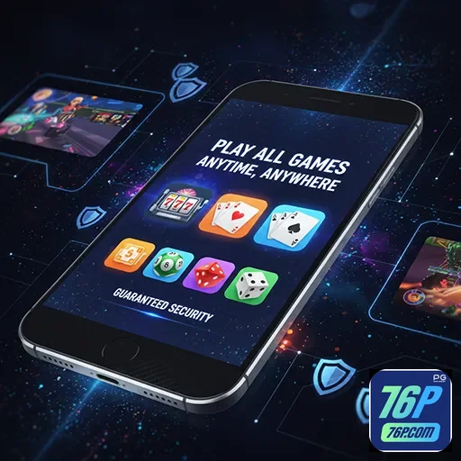 Mobile casino gaming on a smartphone - 76p